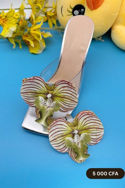 Fleur Amovible Chaussure Citron